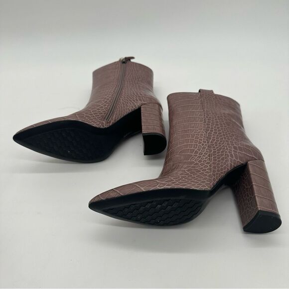 NEW Snakeskin Style Booties - Picture 3 of 7